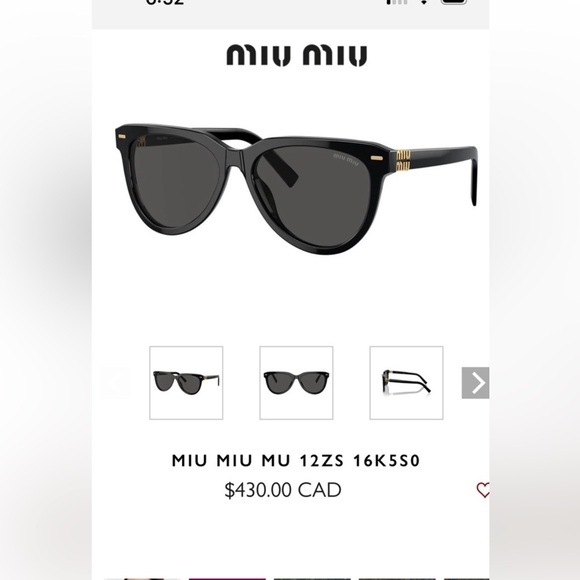 Miu Miu Black Sunglasses - Picture 2 of 7